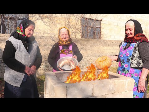 Balqabaq Plovu və Kütüm Ləvəngisi-Lənkəran mətbəxi-ASMR food