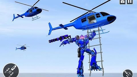Amazing Police Helicopter Robot Transformation Ep-1 | Rescue City Helicopter Robot Android GamePlay