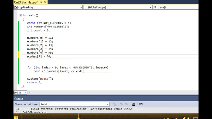 Array Index Out of Bounds