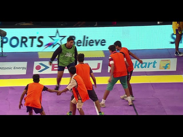 Kabaddi Quick - Young U Mumba fans playing kabaddi class=