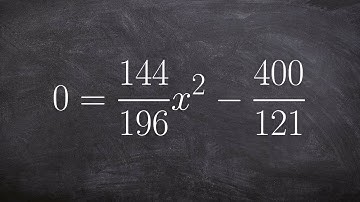 With Fractions, solve using the difference of two squares