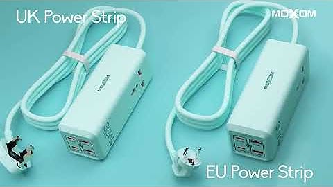 Moxom  Multi Socket Extension 2500W with 6 USB Ports