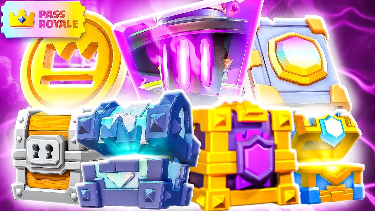 Opening Every Diamond Pass Royale Reward – Season 74 | Clash Royale