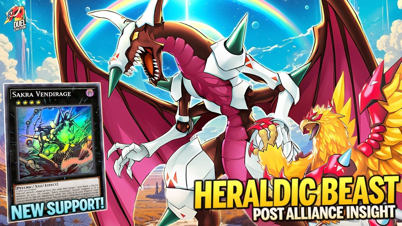 Deck Heraldic Beast Pure Post Alliance Insight|EDOPRO| Replays 🎮 + Decklist ✔️