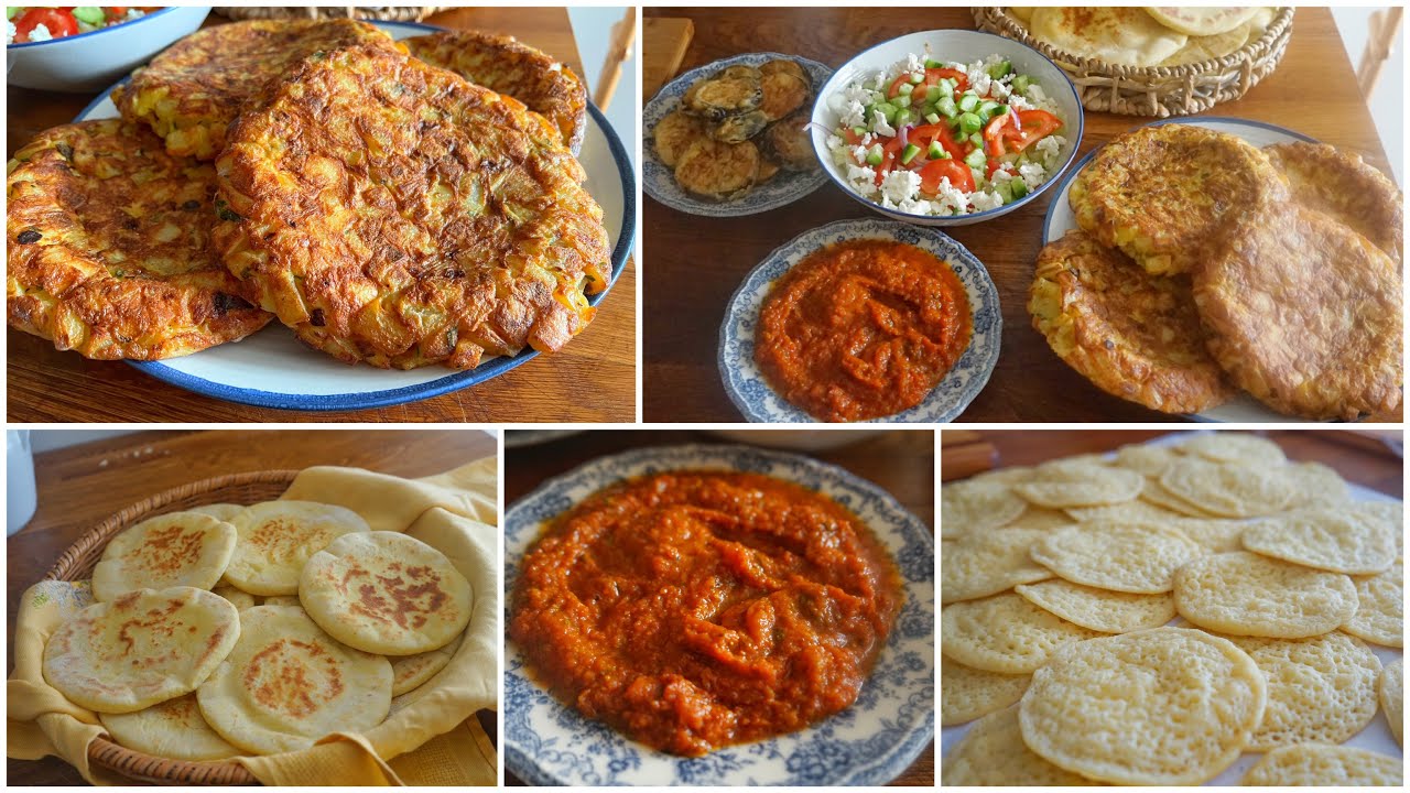 وجبة غداء/ عشاء و كوتي : طورطيا محمرة صلصة الطماطم بالثوم دنجان بلا زيت و خبز الدار ولابد منه