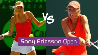 Sharapova vs Wozniacki ● 2012 Miami (SF) Highlights