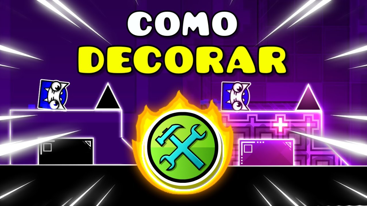 COMO DECORAR en GEOMETRY DASH 2.2 | TUTORIAL para PRINCIPIANTES - YouTube
