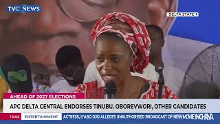 2027: APC Delta Central Endorses Tinubu, Oborevwori, Other Candidates screenshot 5
