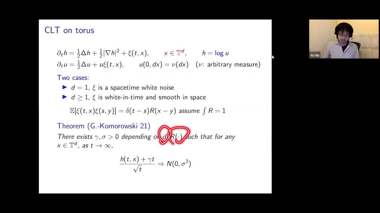 Yu Gu Carnegie Mellon A Clt For Kpz On Torus Youtube Yu Gu Carnegie Mellon A Clt For Kpz On Torus Youtube