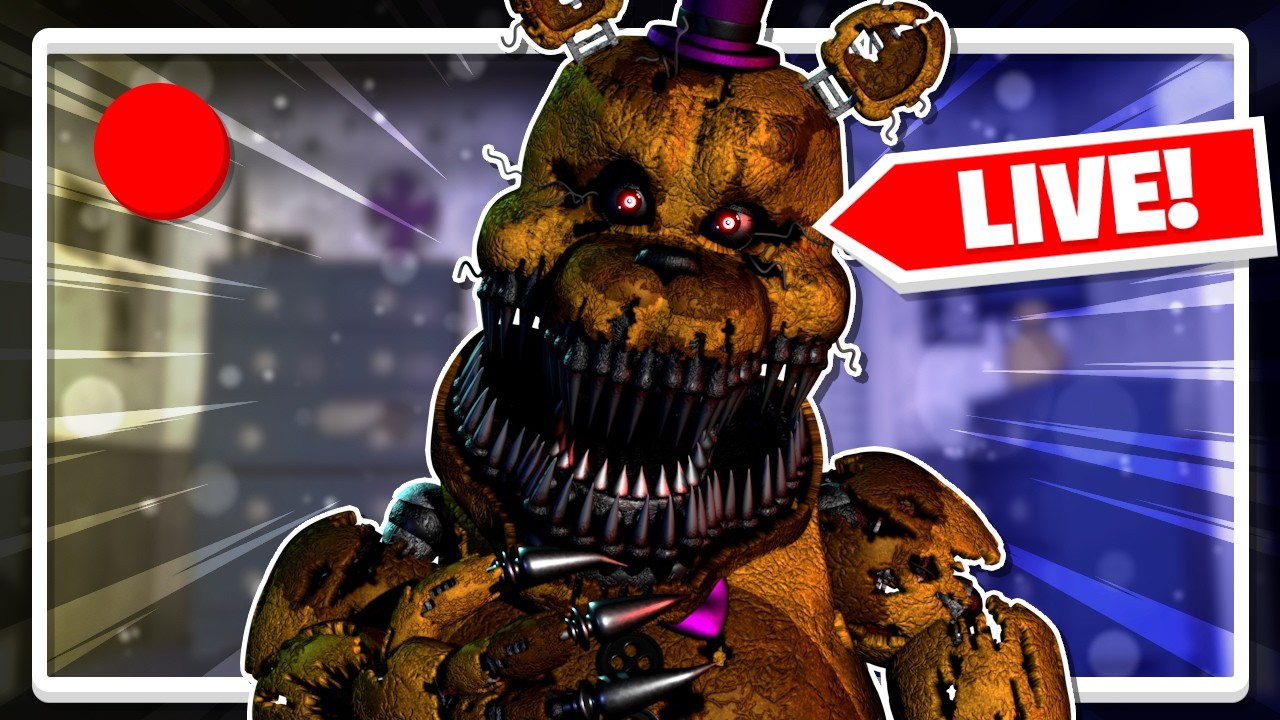 FNAF LIVE! SUB = JUMPSCARE! 🔴