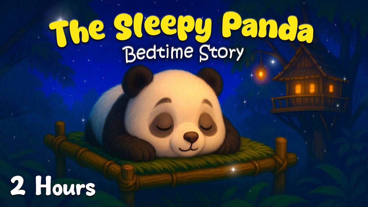 Benny The Sleepy Panda 🐼 Calming Bedtime Stories For Kids With Relaxing ...
