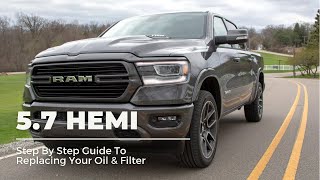 2021 Ram 1500 5.7 Hemi eTorque Oil Change *Step By Step*