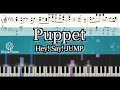 【ピアノ楽譜】Puppet/Hey! Say! JUMP【Fab! -Music speaks.-】平成ジャンプ ファブミュージックスピークス