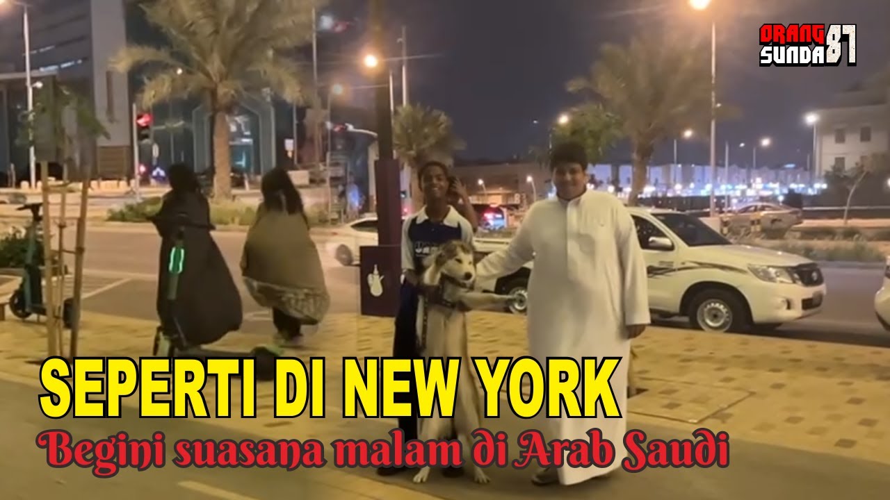 BEGINI SUASANA MALAM TEMPAT NONGKRONG DI ARAB SAUDI ‼️