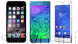 Apple iPhone 6 vs. Samsung Galaxy Alpha vs. Sony Xperia Z3 Compact (srovnání)