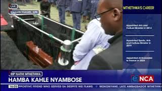 Ambassador Nathi Mthethwa laid to rest