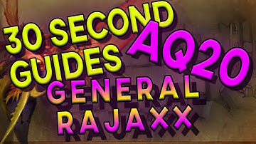 General Rajaxx - 30 Second Guides - AQ20