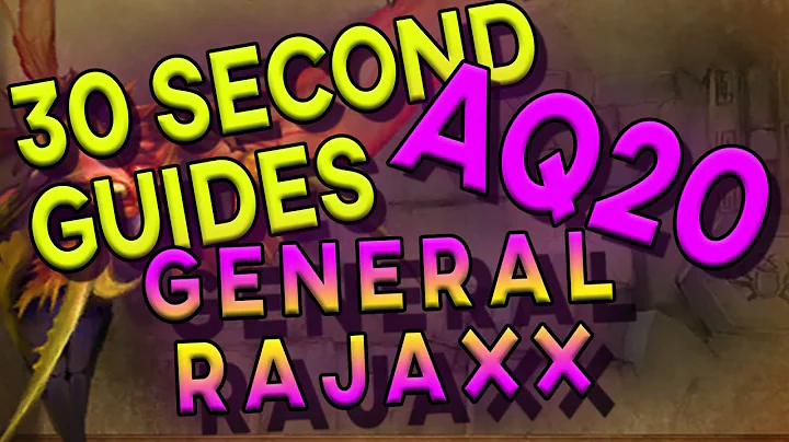 General Rajaxx - 30 Second Guides - AQ20