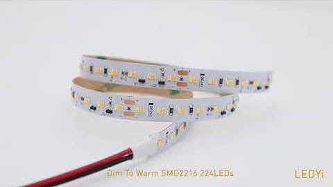 PWM dim to warm led strip