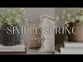 2024 spring decorate with me living room spring home decor 2024