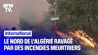 Le nord de l'Algérie fait face à des incendies meurtriers