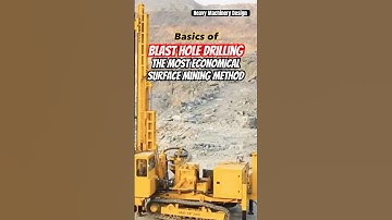 3 types of Drilling Methods Explained!! #blasthole #heavymachinery #miningengineering #construction