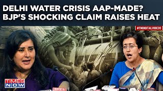 Delhi Water Crisis: AAP Shifts Blame? BJP's Bansuri Swaraj Hurls 'Artificial' Charge | SC To Act?