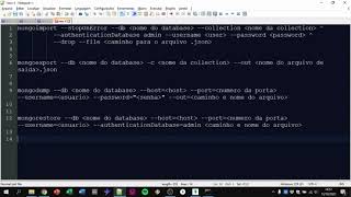 Aula 11 - [Backup, Importar e Exportar] Curso Introdutório sobre MongoDB