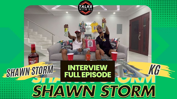 Talks with KG Featuring Shawn Storm (Full Episode)