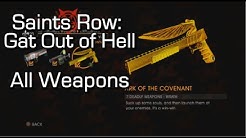 Saints Row: Gat Out of Hell - All Weapons & Weapon Upgrades - with Professor Genki! 