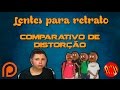 Como escolher lentes para retrato - comparativo de distorção