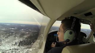 Piper Archer Iii N656St Flight To Sfm And Daw With Audio