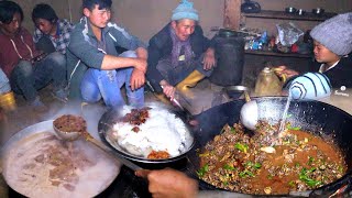 Local Chicken with Rice || Dinner together in the village