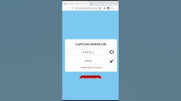 Captcha Generator & Validator using HTML CSS JAVASCRIPT #javascriptproject