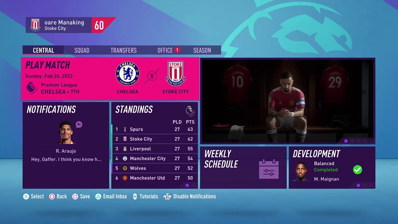 Fifa21 career mode stoke city