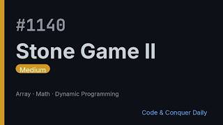 Stone Game II - Dynamic Programming Solution