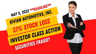 $RIVN RIVN Stock News Today (#RIVN) STOCKHOLDERS Class Action Rivian Automotive Inc Alert $RIVN
