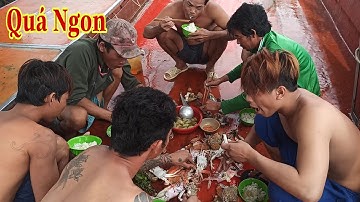 Những Bữa Cơm Trên Biển Của Ngư Dân | Anh Ngư Phủ