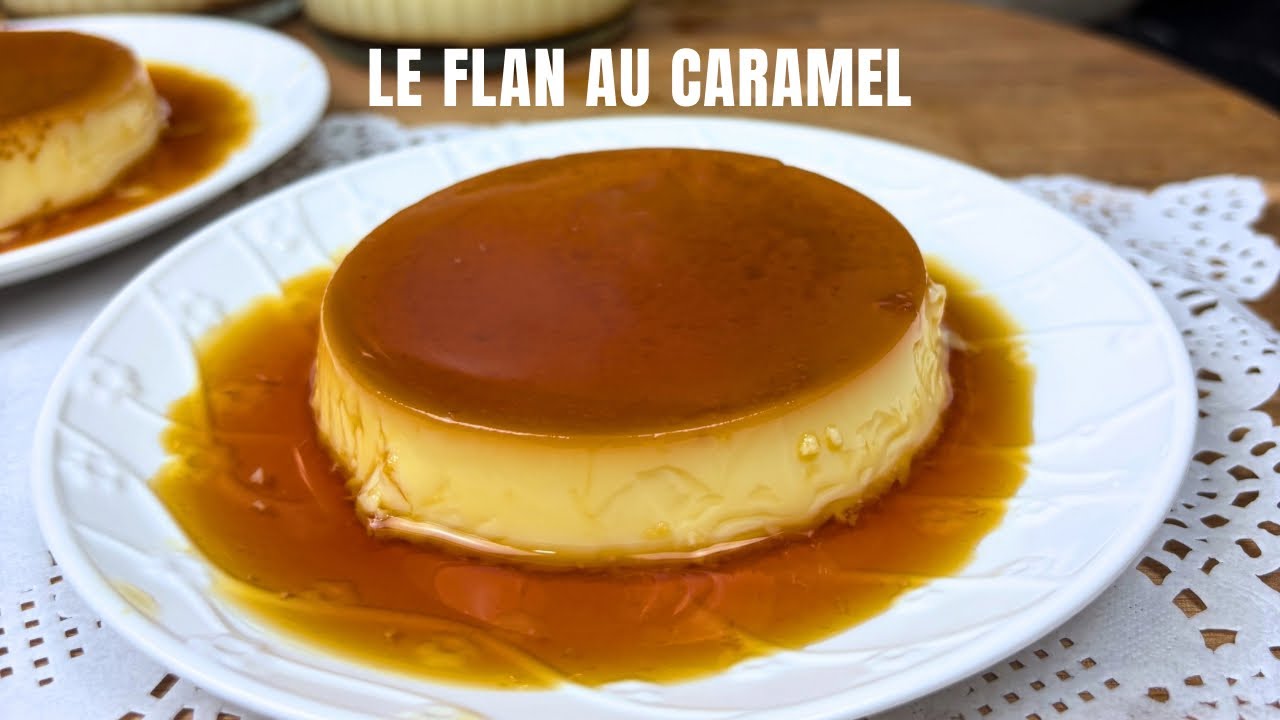 SPÉCIAL RAMADAN 🌙 AVEC SEULEMENT 4 INGRÉDIENTS RÉALISE CE FLAN AU CARAMEL ULTRA CRÉMEUX 🍮