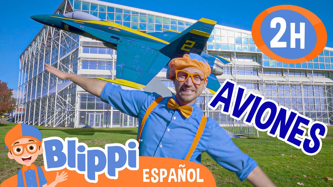 Blippi aprende sobre aviones | Caricaturas Infantiles | Moonbug Español | Blippi