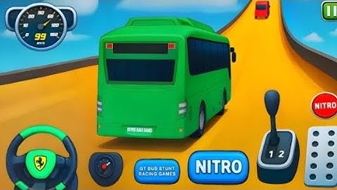 Crazy Bus Mega Ramp Impossible Racing - Bus Stunt Impossible Tracks - Android Gameplay 