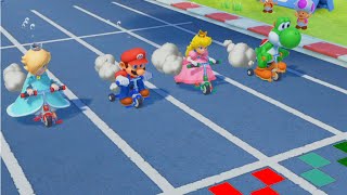 Super Mario Party - Rosalina Vs Mario Vs Peach Vs Yoshi(Master Cpu)| Cartoons Mee