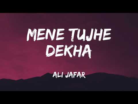 Mene Tujhe Dekha - Ali Zafar | Jhoom (R&B mix) | Lyrical Ali Zafar | R&B mix | Lyrical Video