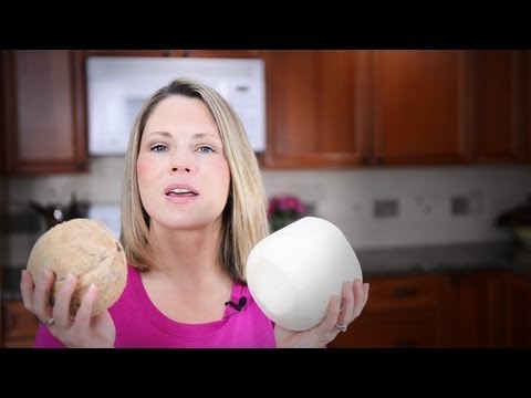 Part I: White (Young) vs.Brown (Mature) Coconut- Best way to open for water &amp; meat