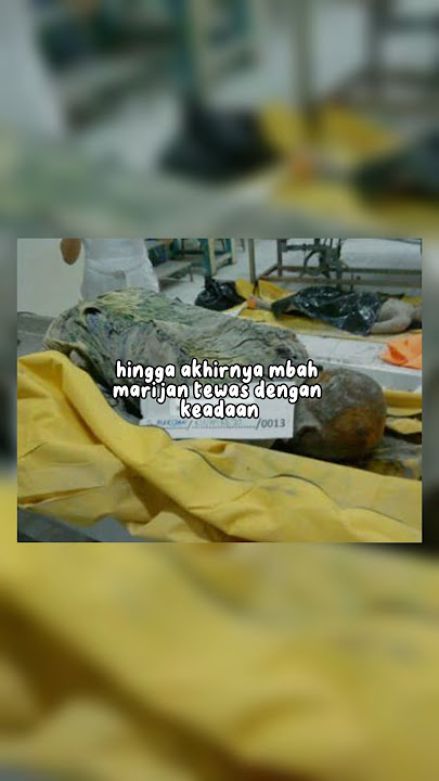 Tak mau dievakuasi hingga meninggal dg keadaan bersujud “mbah marijan” #viral #gunungmerapi #shorts