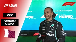 Entrevista a Hamilton Post-Carrera  | Gran Premio de Qatar 2021 | F1 Fox Sports News