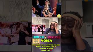 15 Years old EMMA KOK sing VOILA - ANDRE RIEU Maastricht 2023 (Official Video Review) #shorts