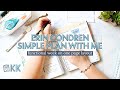 Erin Condren Functional Plan with Me Simple Week on One Page Minimal Stickers PlannerKate Leftovers