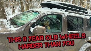 Ran Into An 8 Year Old Wheeling A Pathfinder By Himself