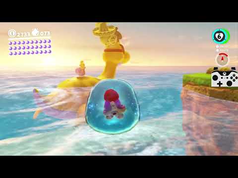 Видео: Super Mario Odyssey ( Прохождение 6 ) Летний Курорт и Пляжный волейбол